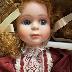 New in box Antique Doll